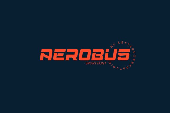 Aerobus Display Font for Digital Design and Brand Identity