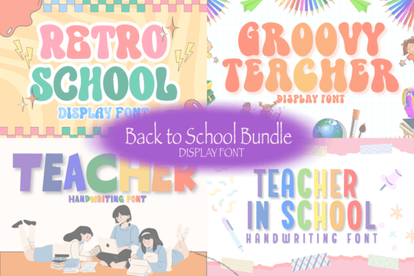 Back to School Bundle: A Handwritten Font for Thoughtful Layouts