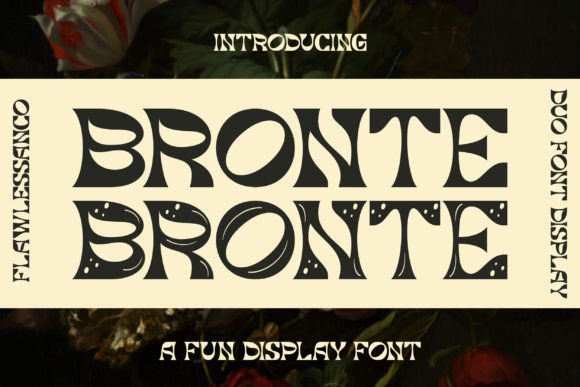 Bronte: A Psychedelic Display Font Built for Bold Branding