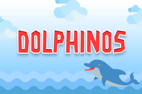 Dolphinos: A Playful Display Font for Editorial Charm