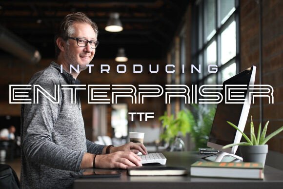 Enterpriser: A Display Font Built for Digital Branding and Web Design