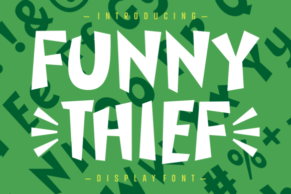 Funny Thief Display Font: A Marketer's Secret Weapon for Campaigns That Grab Attention