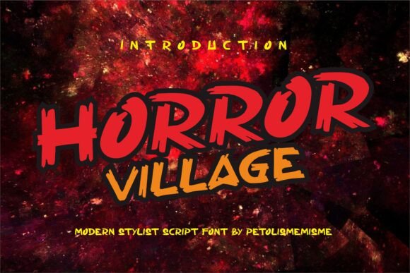 Horror Village: A Display Font That Brings Editorial Designs to Life