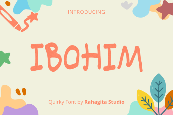 Ibohim: A Whimsical Display Font for Playful Web Design