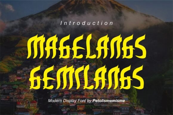 Magelang Gemilang: A Brand Designer’s Take on a Standout Display Font