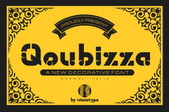 Qoubizza: A Display Typeface for Digital Brand Identity and Web Design