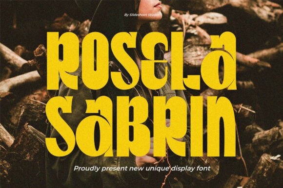 Rosela Sabrin: A Modern Display Font for Clean Brand Identities