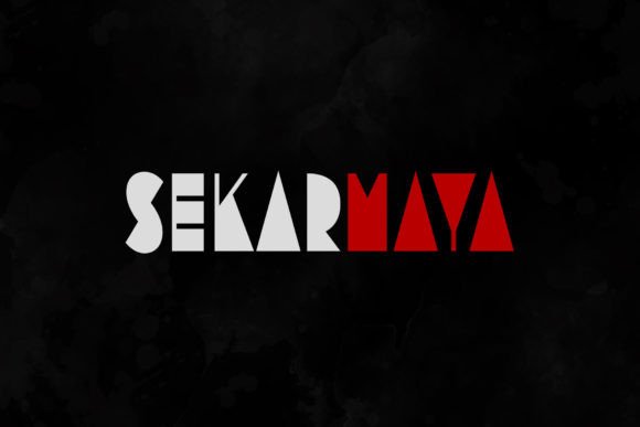 Sekarmaya: A Geometric Display Font for Editorial Design and Publishing