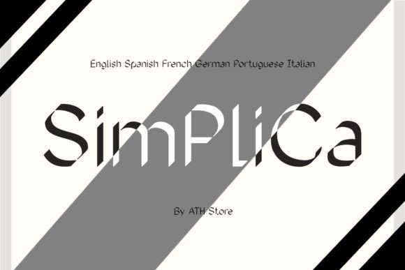 Simplica: A Sharp Display Font for Modern Web Design