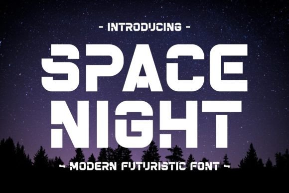 Space Night Font: A Display Typeface That Makes Your Brand Stand Out