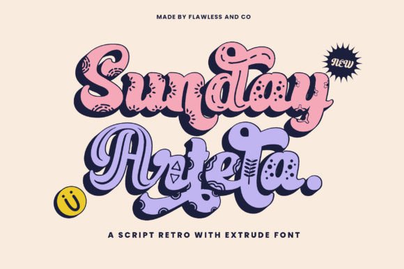 Sunday Artela: A Playful Display Font for Polished Brand Visuals