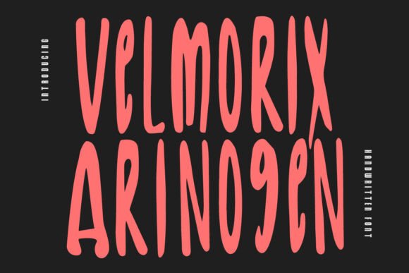 Velmorix Arinogen: A Display Typeface Built for Presence