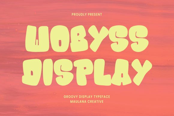 Wobyss Groovy: A Bold Display Font for Your Brand