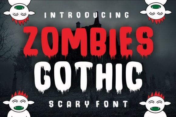 Zombies Gothic: A Display Font for Editorial Impact
